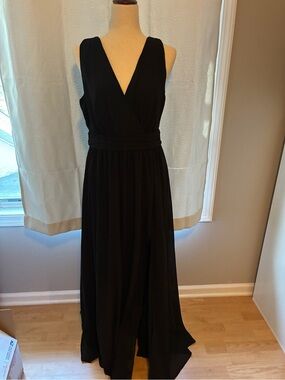 Lulus | Dresses | Lulus Medium Black Heavenly Hues Maxi Dress Gown |  Poshmark